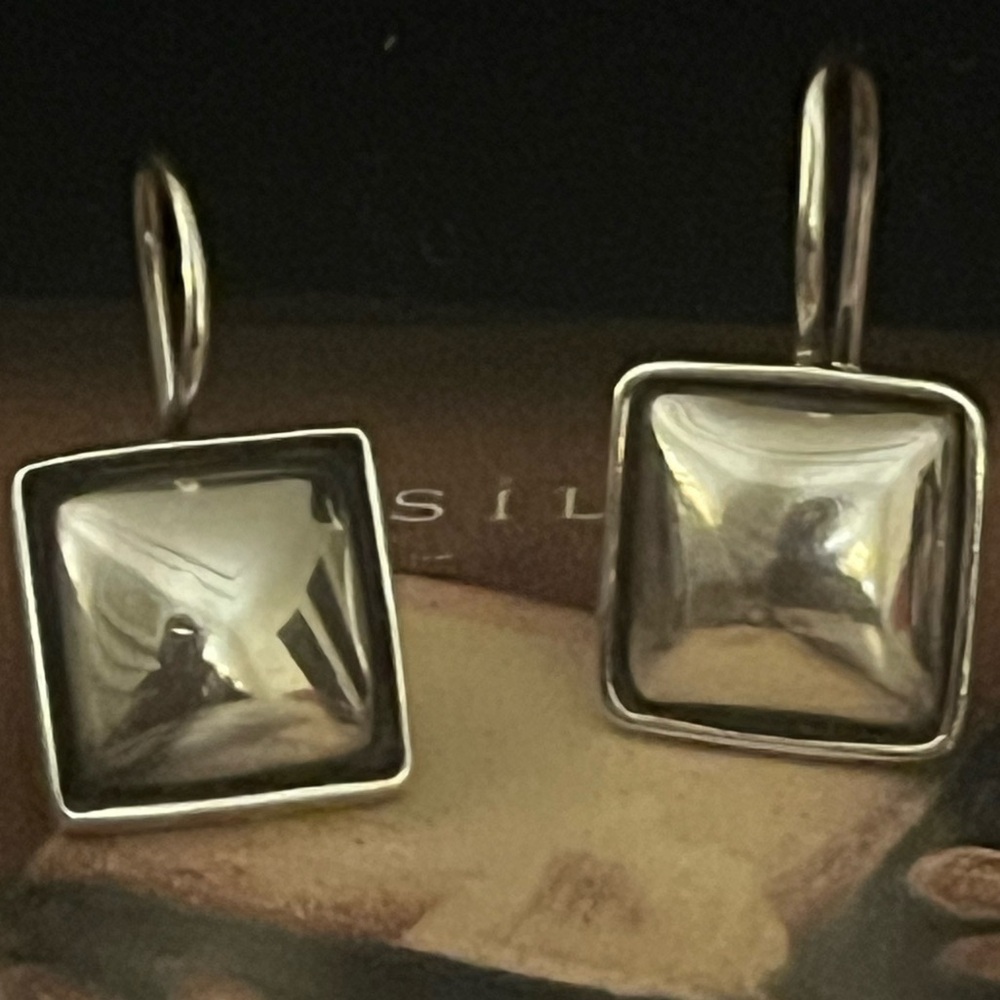 Silpada Square Chic Drop Earrings - Picture 8 of 8